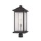 Z-Lite Portland 1 Light Outdoor Post Mount Fixture, Oil Rubbed Bronze And Clear Seedy 531PHBXLR-ORB - alternate 5